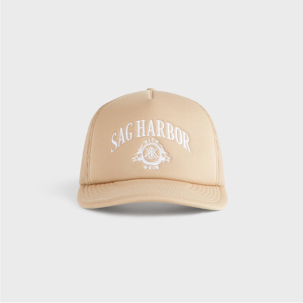 Kith Hamptons Sag Harbor Tan Trucker Hat